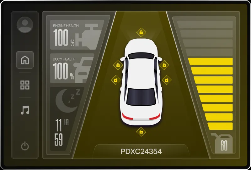 RaceTech user interface
